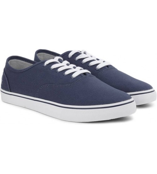 United Colors of Benetton Men Canvas Sneakers  (Navy, White)
