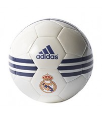 Adidas REAL MADRID Football - Size: 5, Diameter: 5 cm  (Pack of 1, White, Purple)