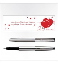 Parker Frontier Valentine Edition Stainless Steel CT Roller Ball Pen