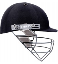Shrey Basic Mild Steel Visor Cricket Helmet - L  (Navy Blue)